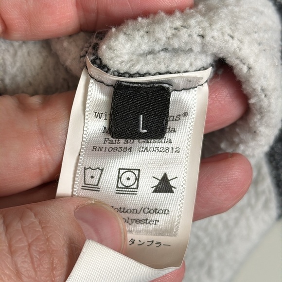 Wings + Horns Gray Zip Up Hoodie Size Large - Picture 6 of 8